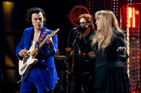 harry styles and stevie nicks at the gucci|Harry Styles & Stevie Nicks performing .